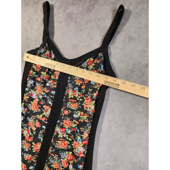 Bailey 44 Ruched Ponte Print Divide Dress Size Medium ANTHROPOLOGIE Floral - Picture 4 of 10